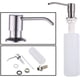 thumbnail image 2 of Distributeur Savon pour évier, Distributeur Savon en Acier Inoxydable, 300ml Argent Distributeur Savon en Acier Inoxydable pour Accessoires Lavabo, Accessoires Cuisine, 2 of 5