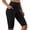 Black, variant on Fmbrln Womens Gym Yoga Shorts Comfy Biker Shorts Soft Stretchy Workout Running Shorts with Pockets