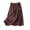 01 Coffee, variant on Women's A-Line Summer Embroidered Linen Skirt - Casual Elastic High Waisted Loose Boho Midi Skirts with Pockets
