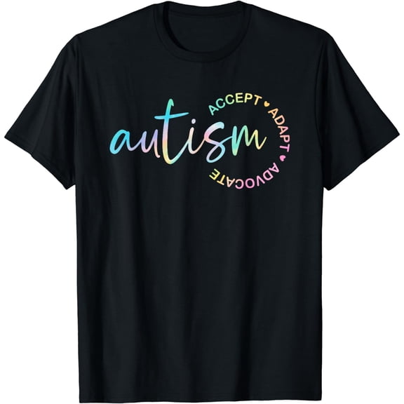 Accept Adapt Advocate Autism Awareness Month Women Men Kids T-Shirt mens t shirt,black,women,funny,misfits,men,journey