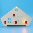thumbnail image 3 of 1 Set DIY Wooden House with LED Light Switch Series Parallel Circuit Learning Handmade House Building Toy Kids STEM Educational Physics Science Experiment Toy, 3 of 7