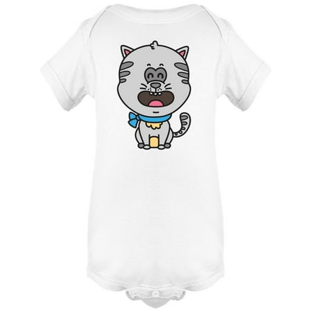 

Funny Cat Big Head Bodysuit Infant -Image by Shutterstock 6 Months