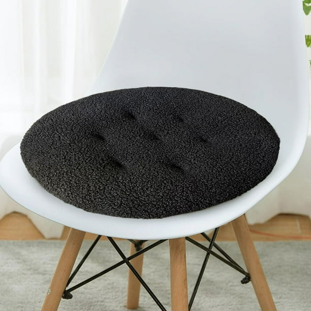 Seat Cushion Soft Fart Pad Prolonged Sitting Increased Thickness Extra Thick Furry Short Hair Velvet Cushion Chair Circular Floor Pad