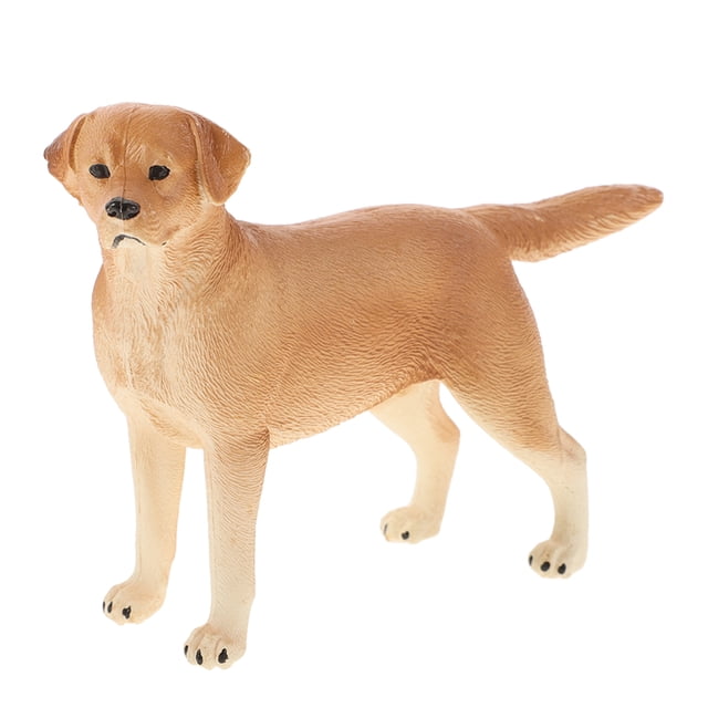 Miangastore Figurines de Chiens en Plastique Figurines de Jeu Réalistes Topper de Gâteau Figurines d'Animaux de Ferme Figurines de Chiots en Plastique Réalistes