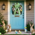 thumbnail image 5 of Easter Bows Wreath, Easter Eggs Ribbon Bows for Front Door Indoor Outdoor Spring Summer Decoration, 11x25in, 5 of 6