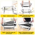 thumbnail image 6 of Huisuilinss Chafing Dishes For Buffet,8Qt Chafing Dish Buffet Set,Stainless Steel Buffet Servers And Warmers,Rectangular Food Warmers With Lid For Parties Events Catering, 6 of 7