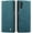 Blue, variant on QLTYPRI for Samsung Galaxy A13 5G case Vintage PU Leather Wallet Case TPU Bumper Card Slots Hands-Free Kickstand Magnetic Closure Shockproof Flip Folio Case for Samsung Galaxy A13 5G/A04s- Black
