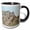 Black/White, variant on 3drose, San Rafael Reef Utah, 11oz Two-tone Red Mug