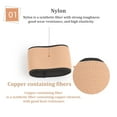 thumbnail image 2 of Copper-Infused Adjustable Ankle Brace Support for Basketball & Sports - Unisex Compression Ankle Guard with Copper Fibre for Injury Prevention & Recovery, 2 of 6