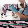 thumbnail image 4 of Kuoser Dog Recovery Suit for Back Legs,Soft Dog Surgery Suit with Sleeves to Stop Licking, Pink, XL, 4 of 9