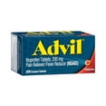Advil Pain Relievers and Fever Reducer Coated Tablets, 200 Mg Ibuprofen