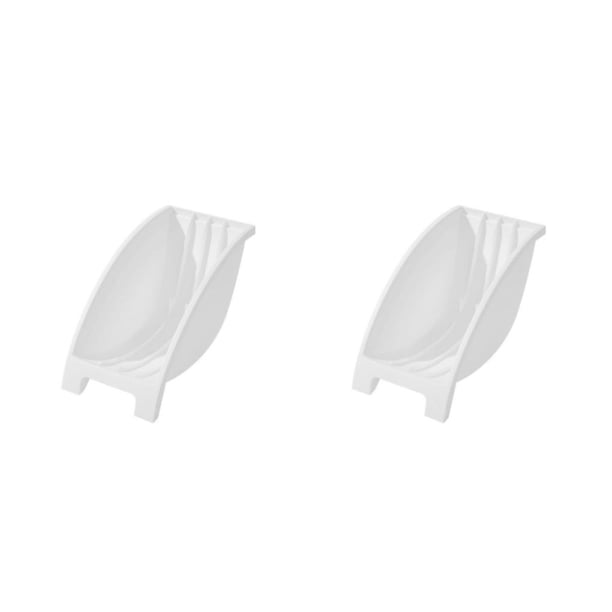 Injueey Soportes para secar platos de cocina, organizador de cuencos, estante, soportes para tapas de ollas estilo ancho 2Conjunto