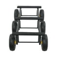 thumbnail image 6 of 6 Wheel All Terrain Mover Dolly 1200 LB Capacity with Inflatable Tires Cart, 6 of 16