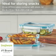 Snapware 2-cup Food Storage Container made with Pyrex Glass, Designed to Help with Pantry Storage and Everyday Organization