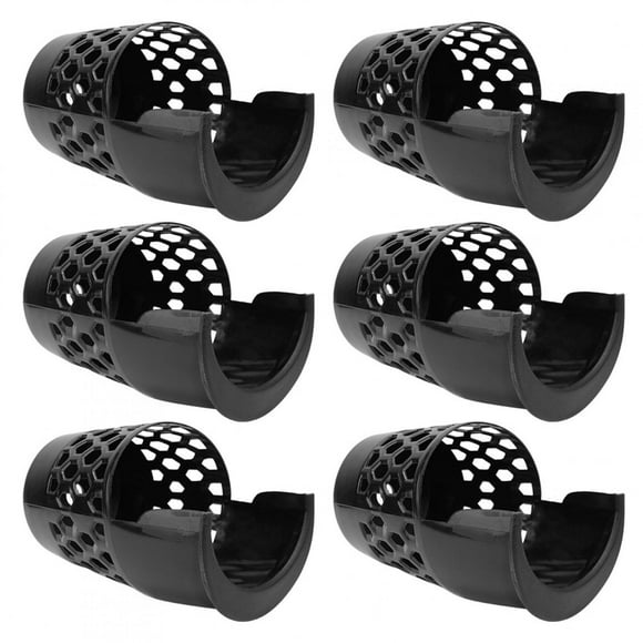 Panier de Billard Durable 6 Pcs, Panier de Snooker, Plastique pour Salon de Billard à Domicile Tables de Billard Standard 20CM