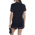 thumbnail image 2 of Reveal Womens Modal Short Pajama Set Style-REES20, 2 of 2