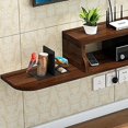 thumbnail image 2 of Tv Stand Cabinet Tv Wall Units for Living Room Wall Hanging Tv Stand Floating Tv Unit Wall-Mounted Tv Cabinet Shelf Router Shelf DVD Set-Top Box Storage Rack/D/150Cm, 2 of 6