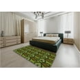 thumbnail image 5 of Ahgly Company Machine Washable Indoor Rectangle Transitional Chocolate Brown Area Rugs, 6' x 9', 5 of 7