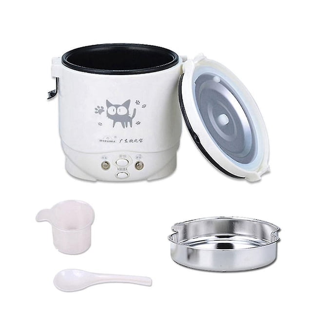 Oushiba Mini olla arrocera eléctrica portátil olla arrocera doméstica 220v para coche 12v camión 24v cocina