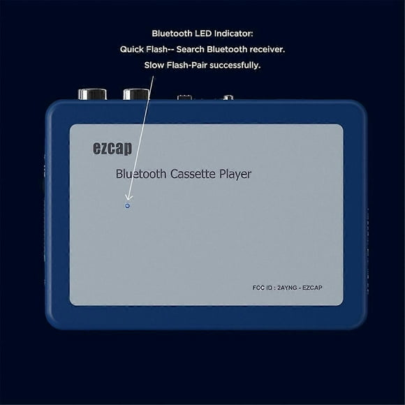 Portable Bluetooth Bluetooth Cassette Player Cassette Transmitter Player Tape Player Convert to MP3 Converter