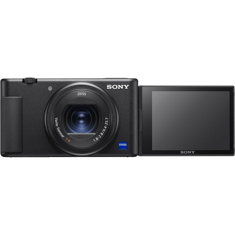 Sony ZV-1 20.1-Megapixel Digital Camera for Content Creators and Vloggers  Black DCZV1/B - Best Buy
