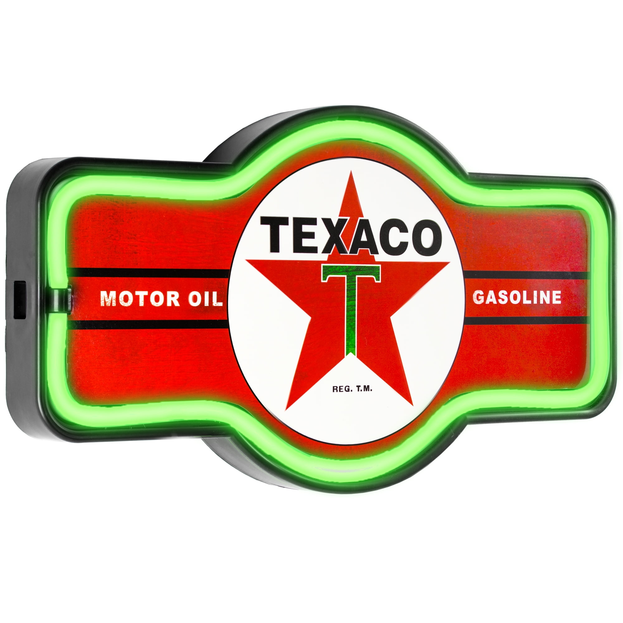 Dollhouse Miniature Texaco Motor Oil Company Sign Vintage Look 