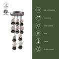 thumbnail image 2 of MP321805PN-Kuzco Lighting-Onyx - 45W 5 LED Pendant-15.13 Inches Tall and 14.63 Inches Wide-Polished Nickel Finish, 2 of 7
