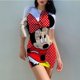 thumbnail image 2 of Disney Minnie Mickey Mouse Short sleev slim bodycon sexy dress 2022 summer women streetwear party festival dresses outfitsL Gao Jinjia LED, 2 of 2