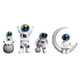thumbnail image 2 of Adorno creativo de astronauta de 3 piezas para decoración de tartas, fiestas y salas de estar. 4 piezas, 2 of 9