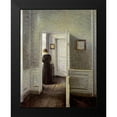 thumbnail image 2 of Hammershoi, Vilhelm 15x18 Black Modern Framed Museum Art Print Titled - An Interior With a Woman, 2 of 5