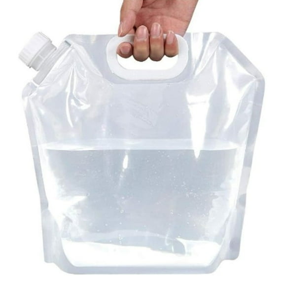 1 Foldable Collapsible 5 Qt Water Container Bag Bottles Survival Emergency Sport