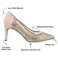 thumbnail image 4 of Journee Womens Kalani Pointed Toe Mid Heel Pumps, 4 of 10