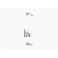thumbnail image 1 of Kohler K-TLS23502-4-CP Parallel Rite-Temp Bath & Shower Trim Set, Polished Chrome, 1 of 1