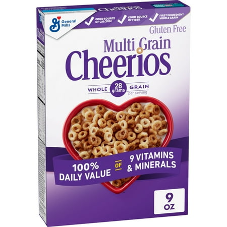 UPC 016000275157 product image for Multi Grain Cheerios  Heart Healthy Breakfast Cereal  Gluten Free  9 oz | upcitemdb.com