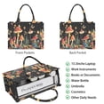 thumbnail image 2 of Large Capacity Tote Bag,Red Mushroom Frog Black Pattern Handbag Fashion Luxury Tote Bag,15.7"x13"x 5.1" Inches,Laptop Compatible, 2 of 6