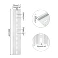 thumbnail image 2 of DIN Rail Slotted Aluminum Mounting Guide 8 Inch x 1.4 Inch x 0.3 Inch Silver 8 Pcs, 2 of 4