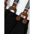 thumbnail image 4 of Baby Boy Clothes Suits Toddler Shirt Suspender Pants Outfit Sets Gentleman Wedding Suit 1-6 Years, 4 of 13