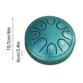 thumbnail image 2 of Percussion Instrument,8 Notes Percussion Portable Inch 8 Portable And Meditation And 4 Inch Handpan Drum Steel Drum Notes C A Friends C Key Percussion Majors Friends Drum Meditation Majors Dsfen, 2 of 6
