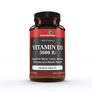 Futurebiotics vitamine D3 - 5000 UI - 90 Gélules