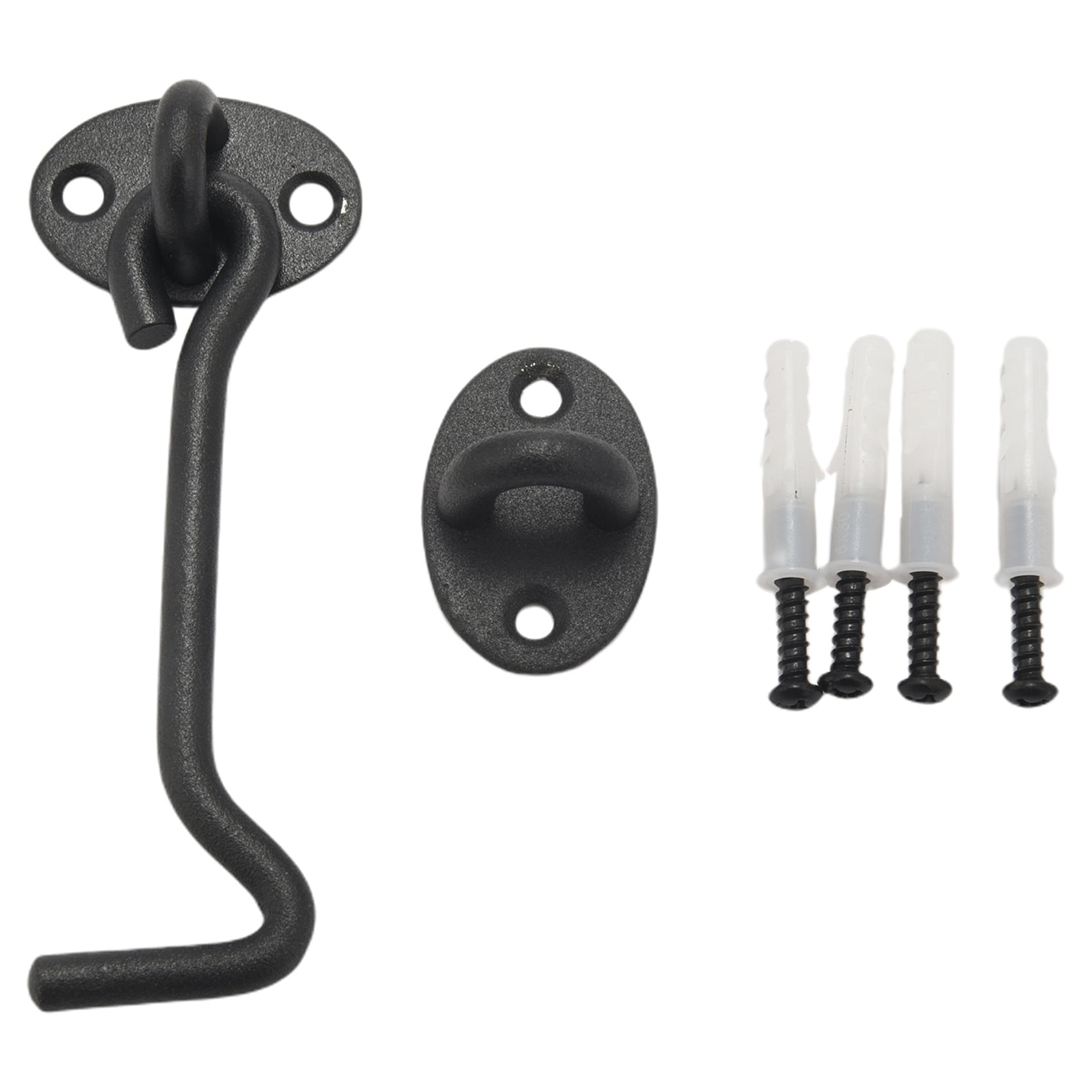 2 Pieces 4 Inch Barn Door Lock Barn Door Lock Heavy Solid Door Lock