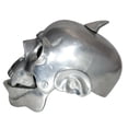 thumbnail image 5 of Polished Skull Headlight, White Light & Bracket For Custom Chopper Universal, 5 of 5