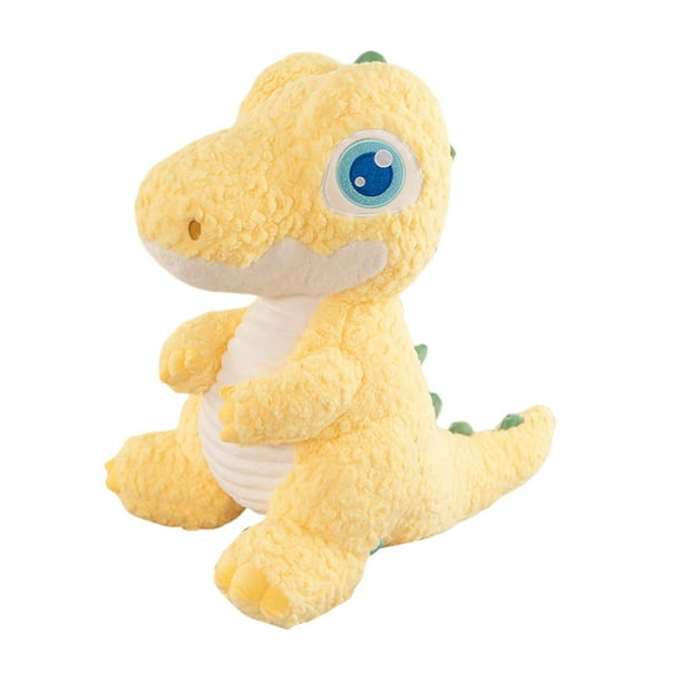 Juguete de peluche CUTICAT dinosaurio amarillo 30 cm