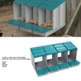 thumbnail image 3 of PP Chicken Nesting Box, Easy Access and Maintenance Warm and Protective Versatile Use Chicken Egg Laying Box for Hens Ducks Poultry, 3 of 7