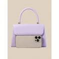 thumbnail image 2 of Women's Elegant Top Handle Handbag, Pebbled PU Leather Satchel Purse, Structured Shoulder Bag for Work, Party & Daily Use, 2 of 8