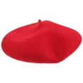 thumbnail image 3 of DEEPCRAFF 1Pack Red Wool Beret Hat for Women with Japanese Artistic Style Party Wear 11.6x11.6in, 3 of 8
