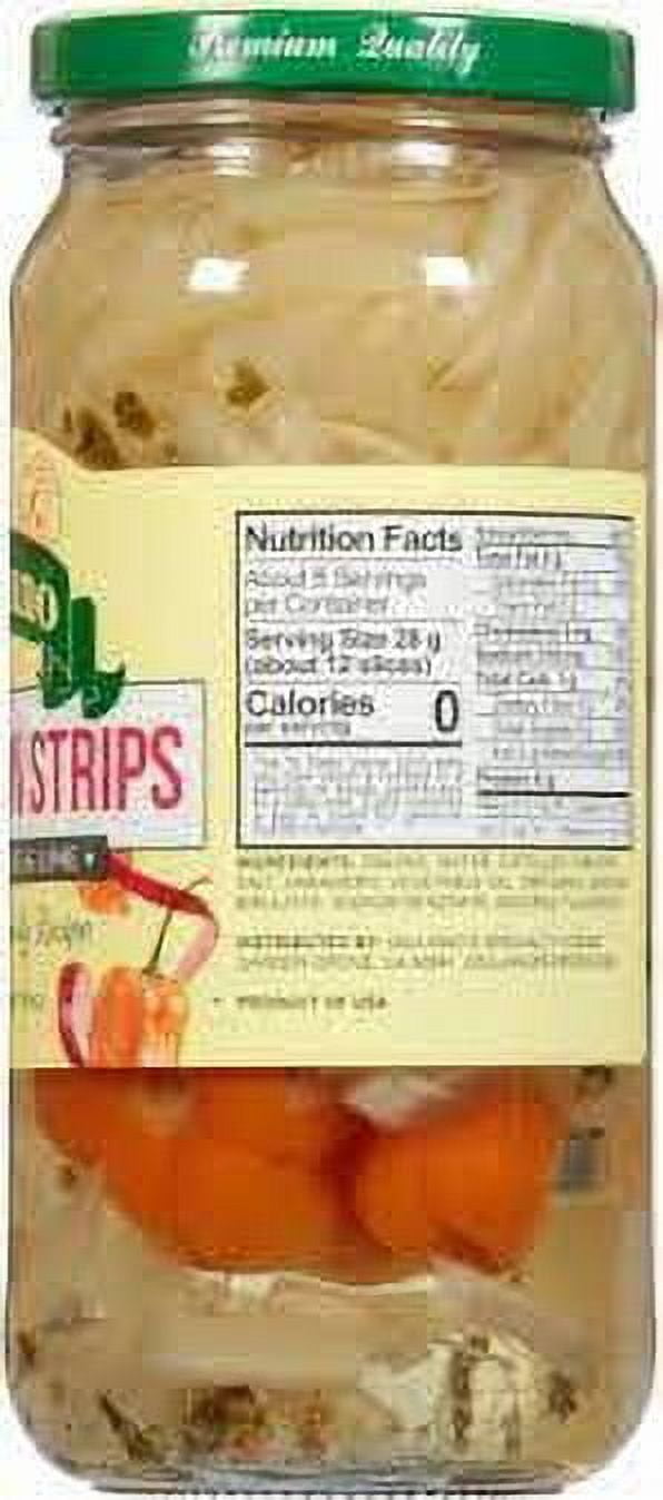 (3 pack) Giuliano Spicy Onion Strips with Habanero and Lime, 16oz