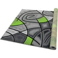 thumbnail image 4 of YHSF Modern Contemporary Area Rug for Living Room Bedroom Office Rug Trendz Style (Electric Green , 5 Feet x 7 Feet), 4 of 5