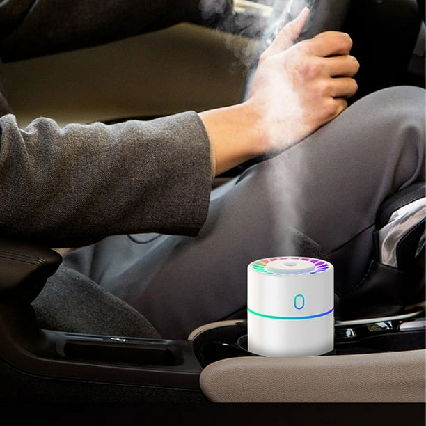 Atomización USB, humidificador de escritorio, atomizador de aire portátil, para oficina, diseño de madera, 2 niveles, ajustable, para dormitorio, alto flujo, gran capacidad, cuidado del