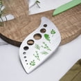 thumbnail image 5 of Stainless Steel Herb Stripper - Green 9 Holes Kitchen Leaf Stripping Tool, 5 of 5