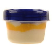 [12 PACK] 4oz Baby Food Twist Top Storage Containers - Airtight Plastic Food Storage Canisters with Twist & Seal Lids, Leak-Proof - Reusable, Stackable, BPA-Free Snack Containers